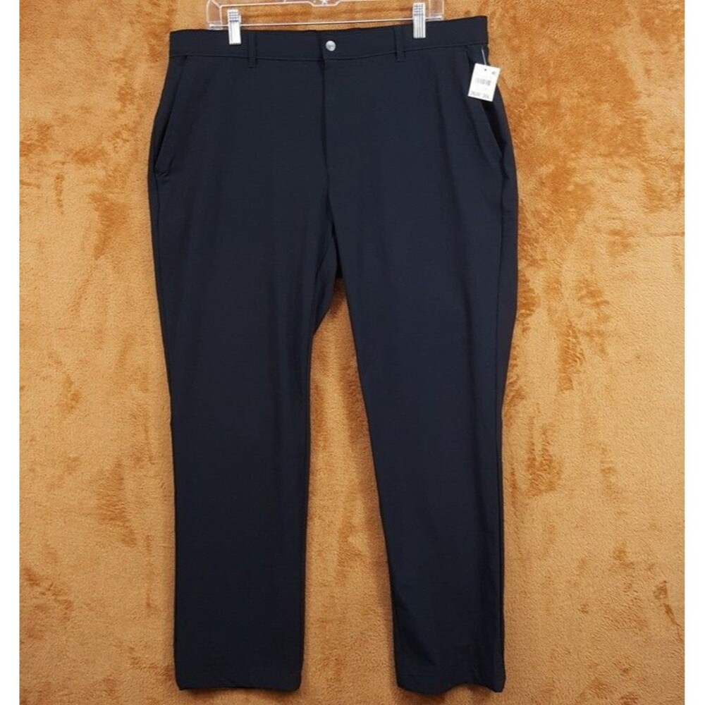Alfani Pants Mens Size 36x30 Black Straight Alfatech Performance Stretch Trouser